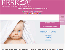 Tablet Screenshot of mother-surrogate.com